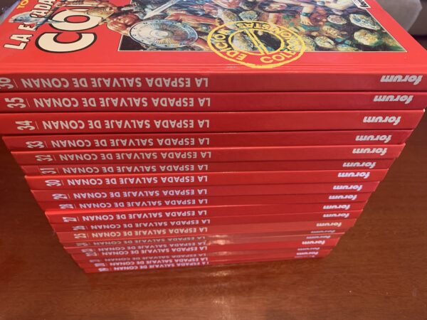 COMIC; COLECCIÓN LA ESPADA SALVAJE DE CONAN EDICIÓN COLECCIONISTA TAPAS ROJAS - Imagen 5