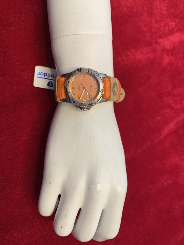 RELOJ; «THERMIDOR» HOMBRE NUEVO CAJA EN ACERO Y PULSERA DE CUERO TRENZADO - Imagen 8