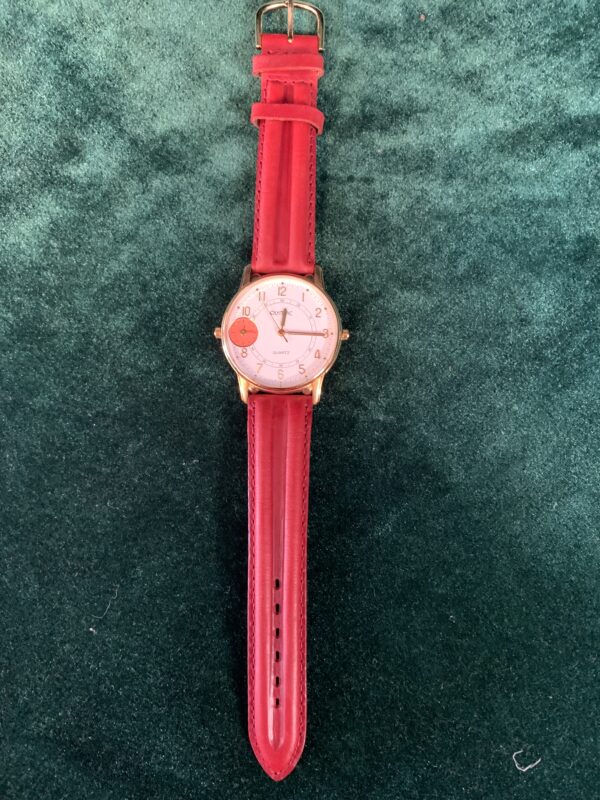 RELOJ; «THERMIDOR» MUJER NUEVO CAJA EN ACERO Y PULSERA DE CUERO - Imagen 3