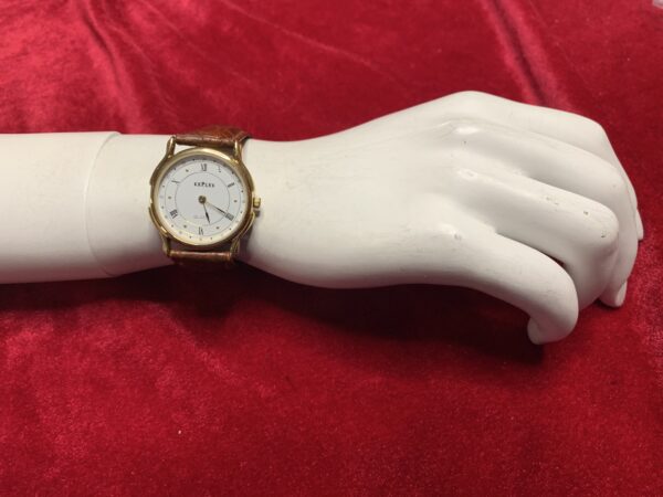 RELOJ; «KEPLER» HOMBRE RARO RELOJ AÑOS 60 CHAPADO EN ORO 18 KT. - Imagen 7