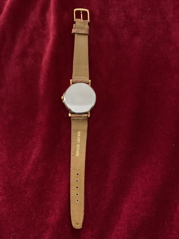 RELOJ; «THERMIDOR» UNISEX CAJA EN DORADO Y PULSERA DE CUERO - Imagen 4