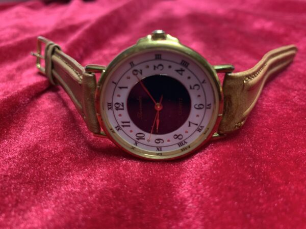 RELOJ; «THERMIDOR» UNISEX CAJA EN DORADO Y PULSERA DE CUERO - Imagen 5