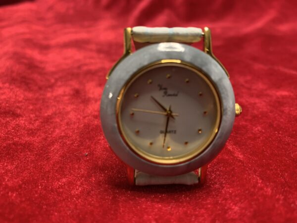 RELOJ; «YVES RENOID» MUJER CAJA DE METALCON BISEL EN MARMOL - Imagen 5