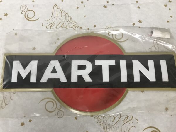 PUBLICIDAD; CARTEL METÁLICO ORIGINAL MARTINI AÑOS 90/00